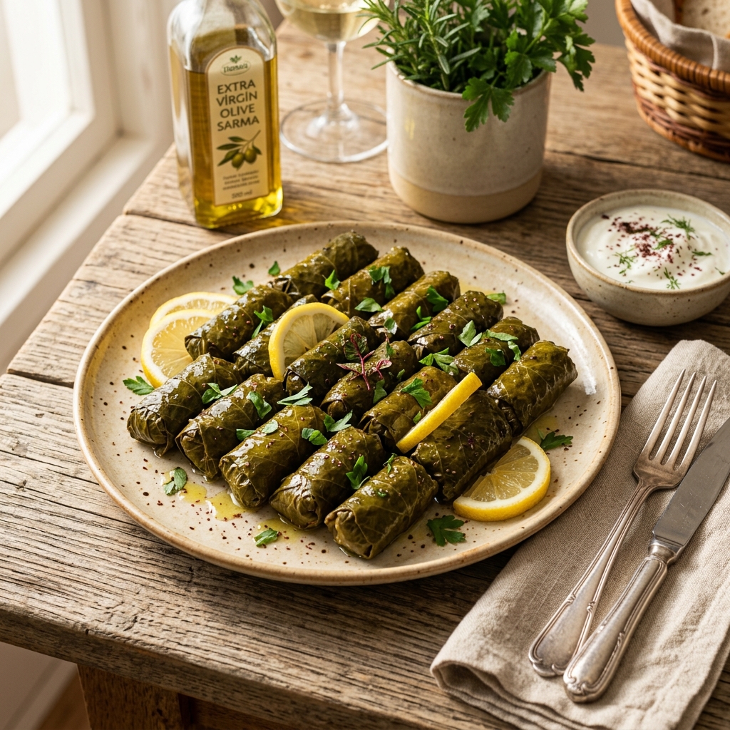 Zeytinyağlı Yaprak Sarma